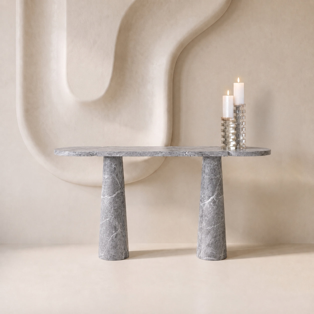 Aurelia Marble Console Table