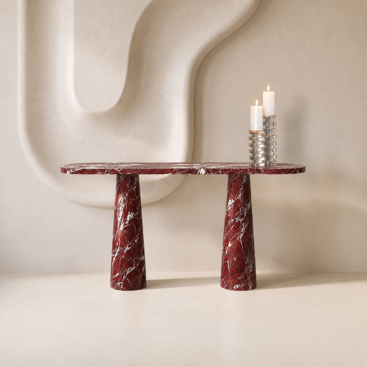Aurelia Marble Console Table