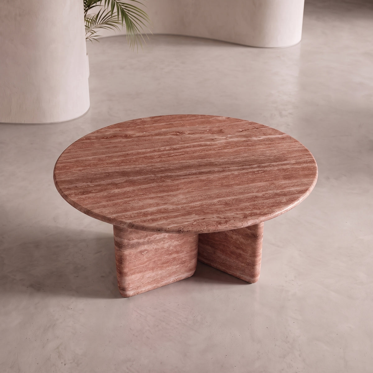 Massello Round Marble Dining Table