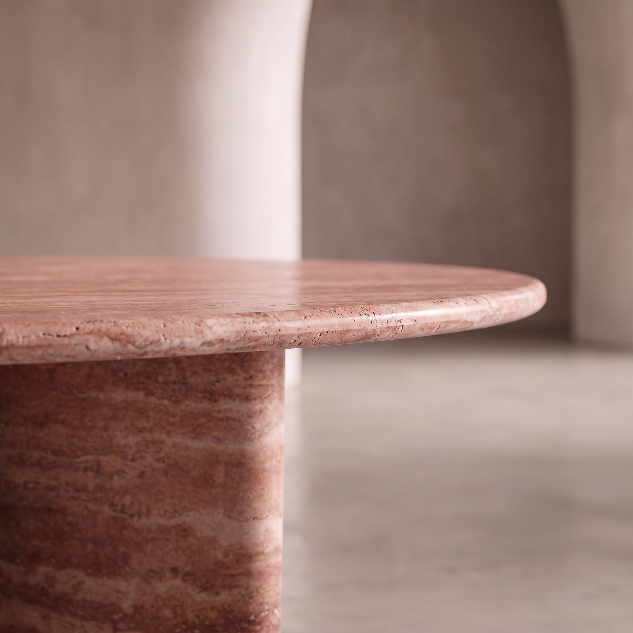 Massello Round Marble Dining Table
