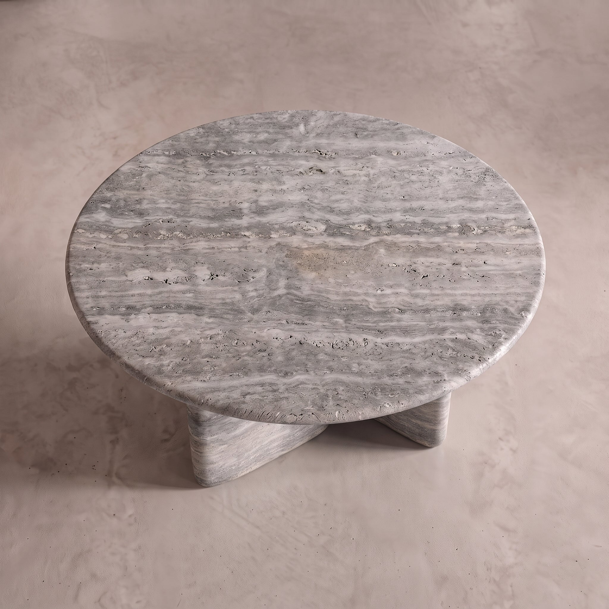 Massello Round Marble Dining Table