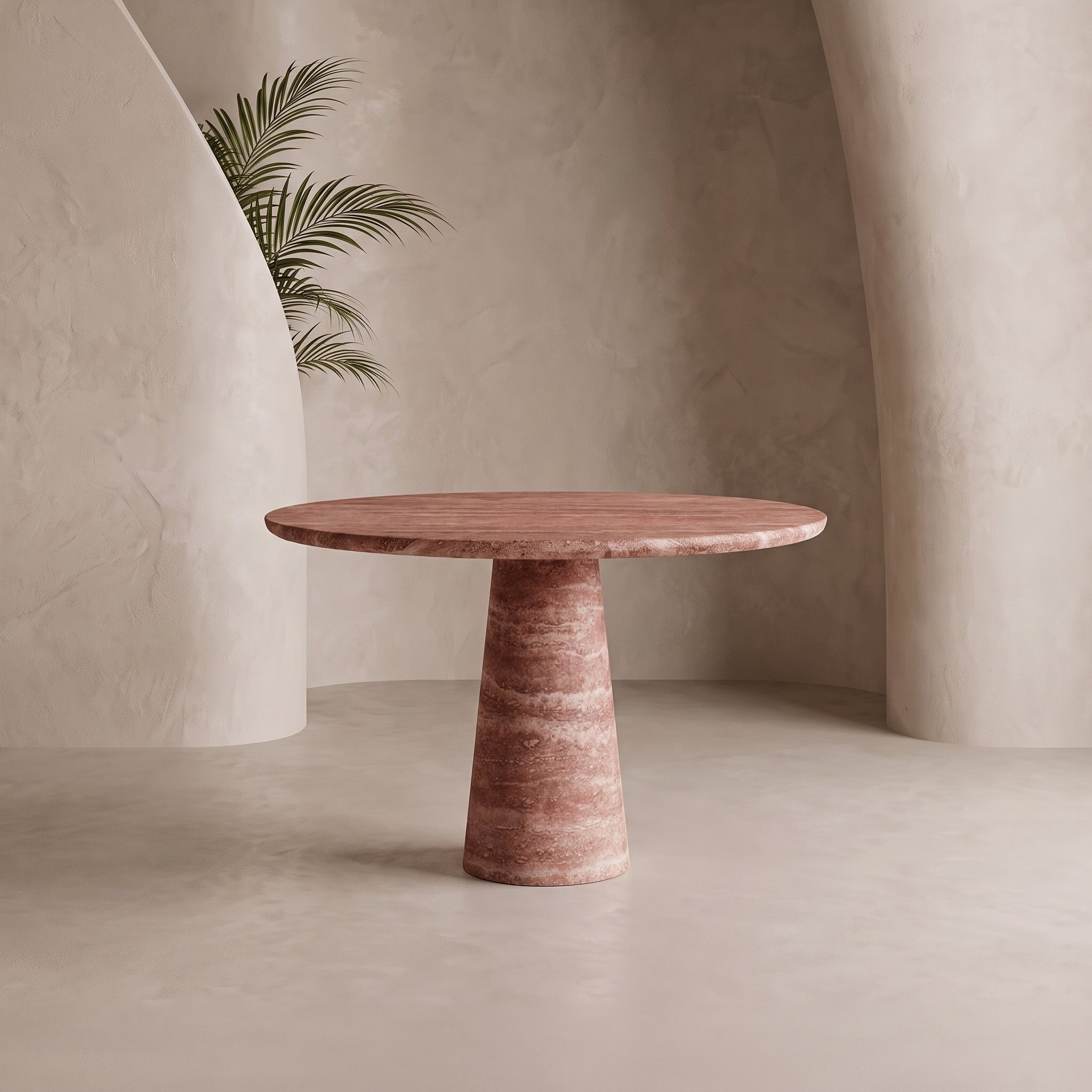 Solis Marble Pedestal Dining Table
