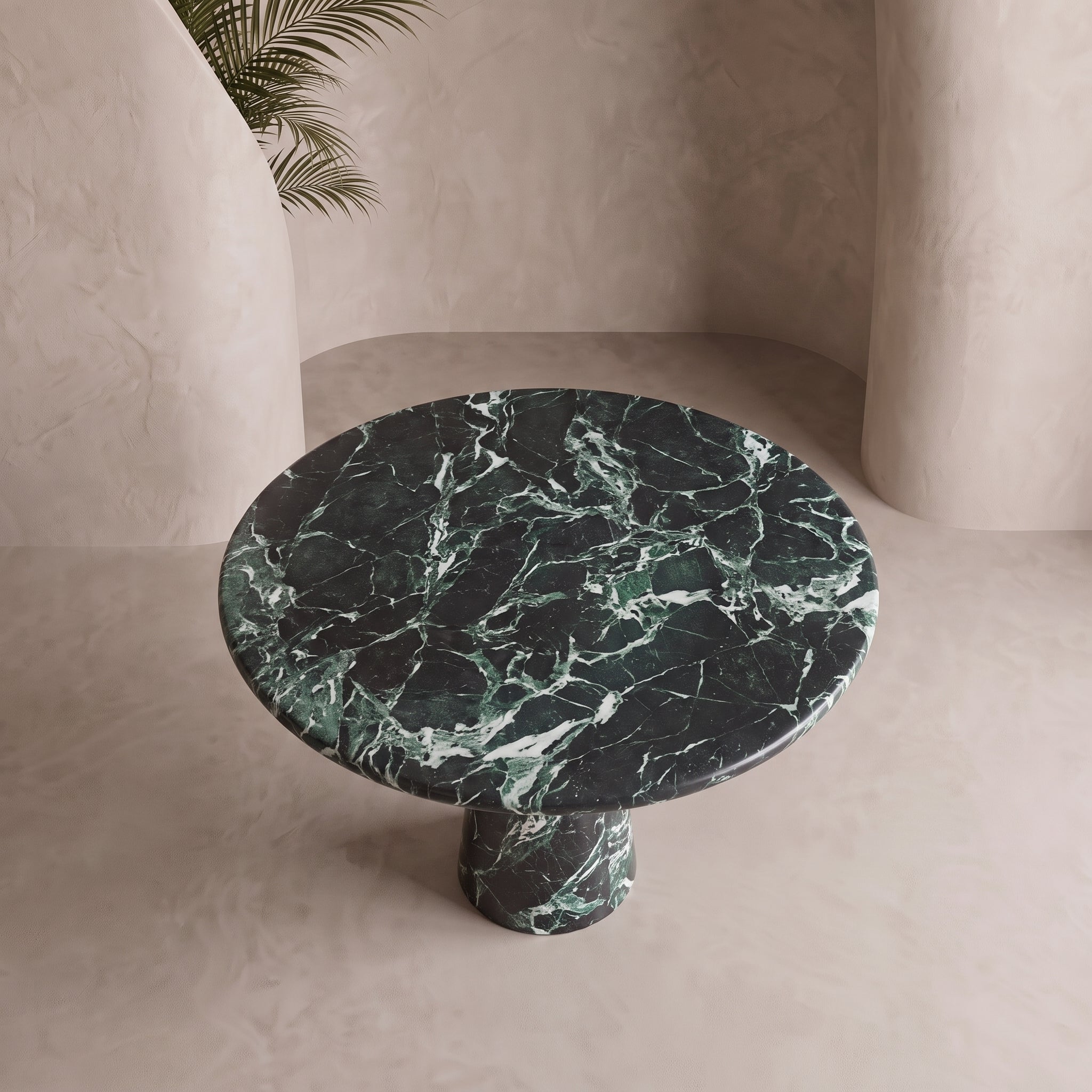 Solis Marble Pedestal Dining Table