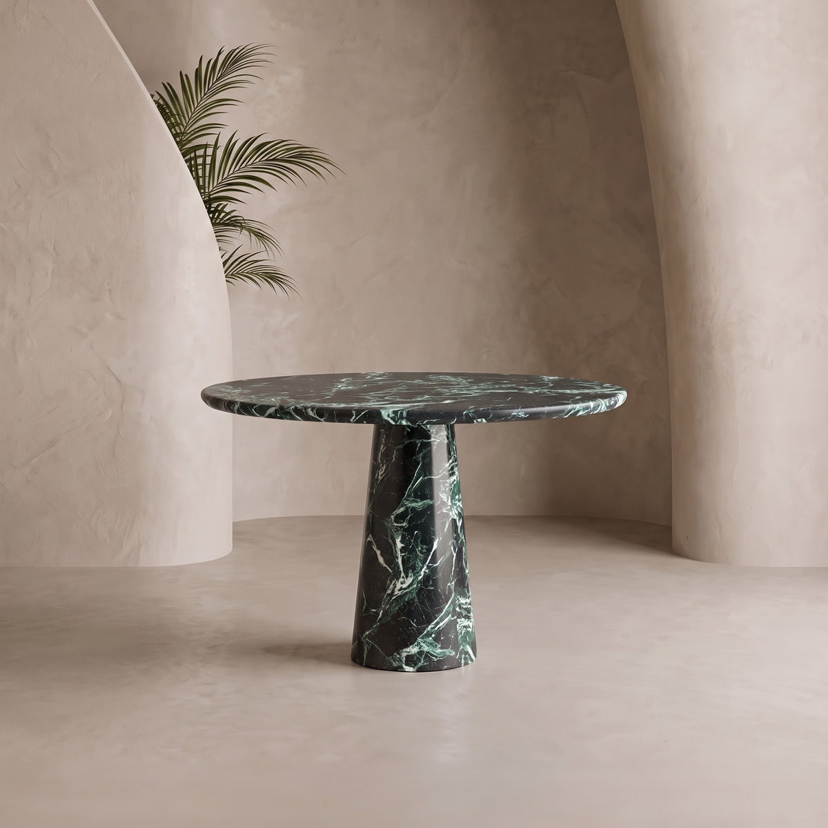 Solis Marble Pedestal Dining Table