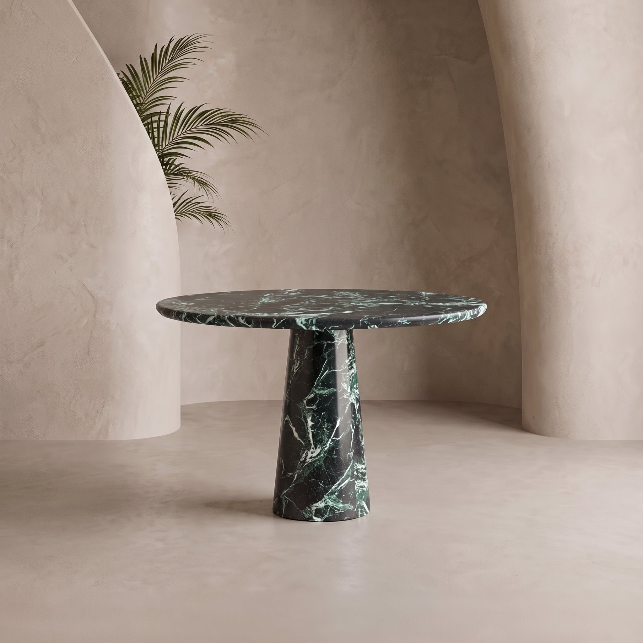 Solis Marble Pedestal Dining Table