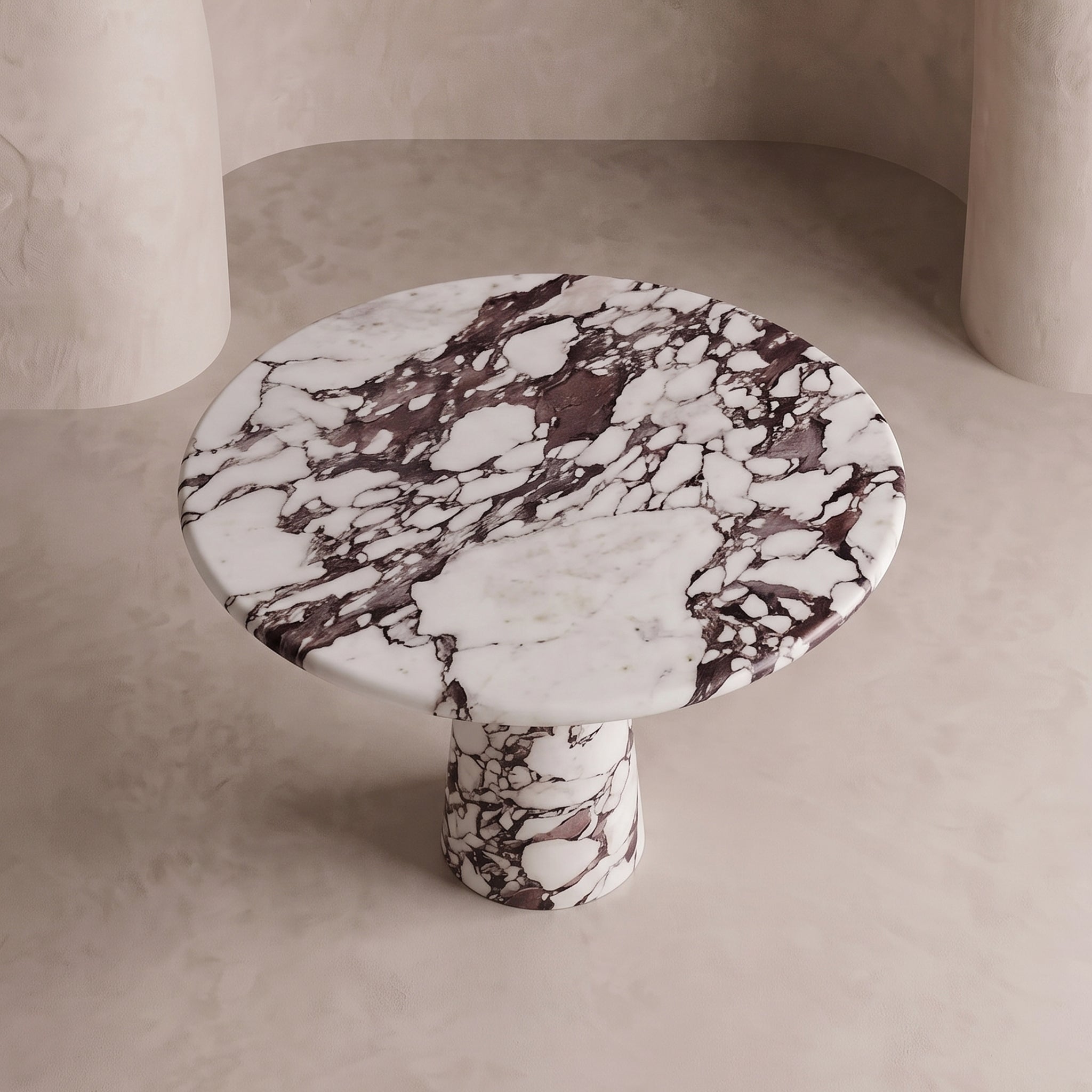 Solis Marble Pedestal Dining Table