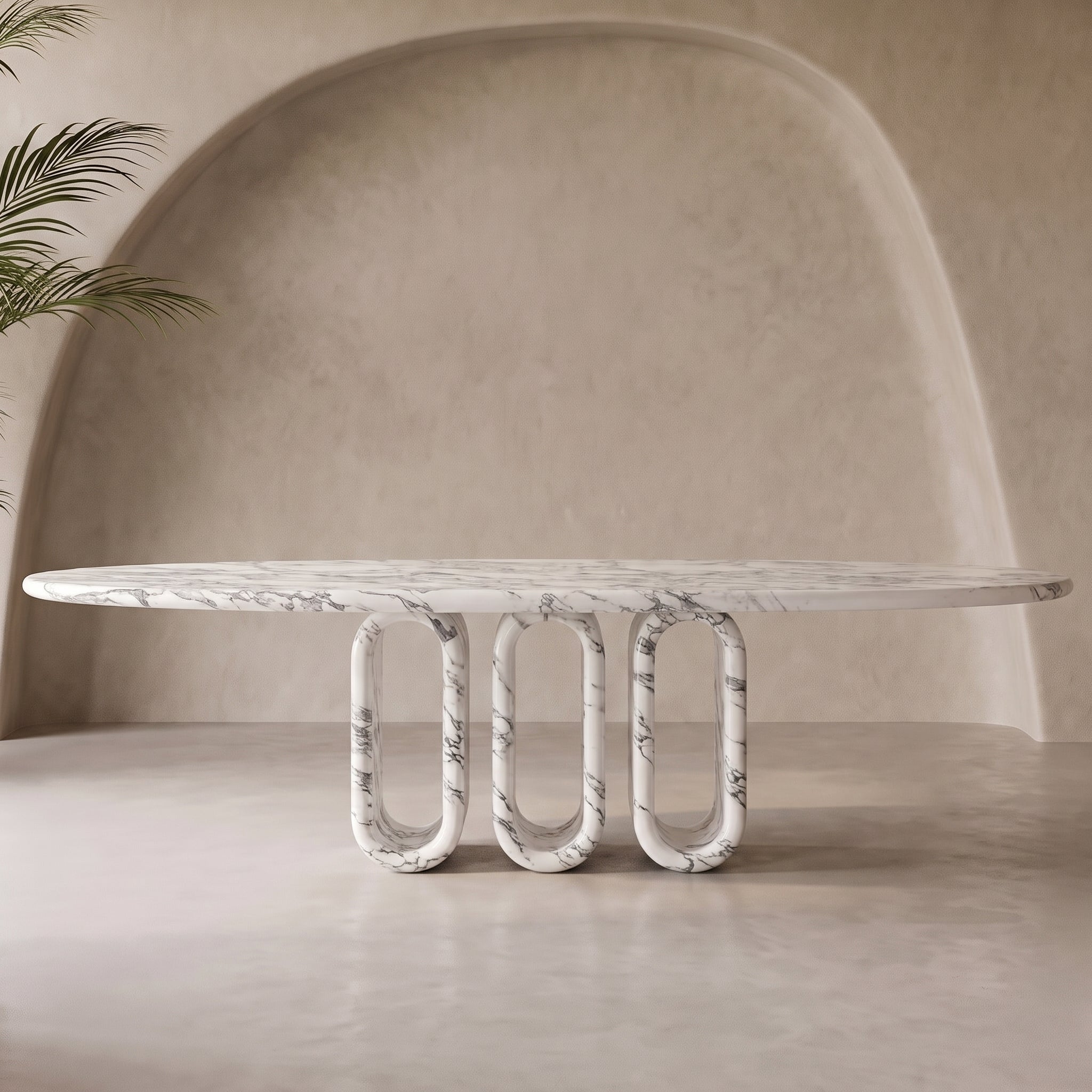 Luma Marble Dining Table