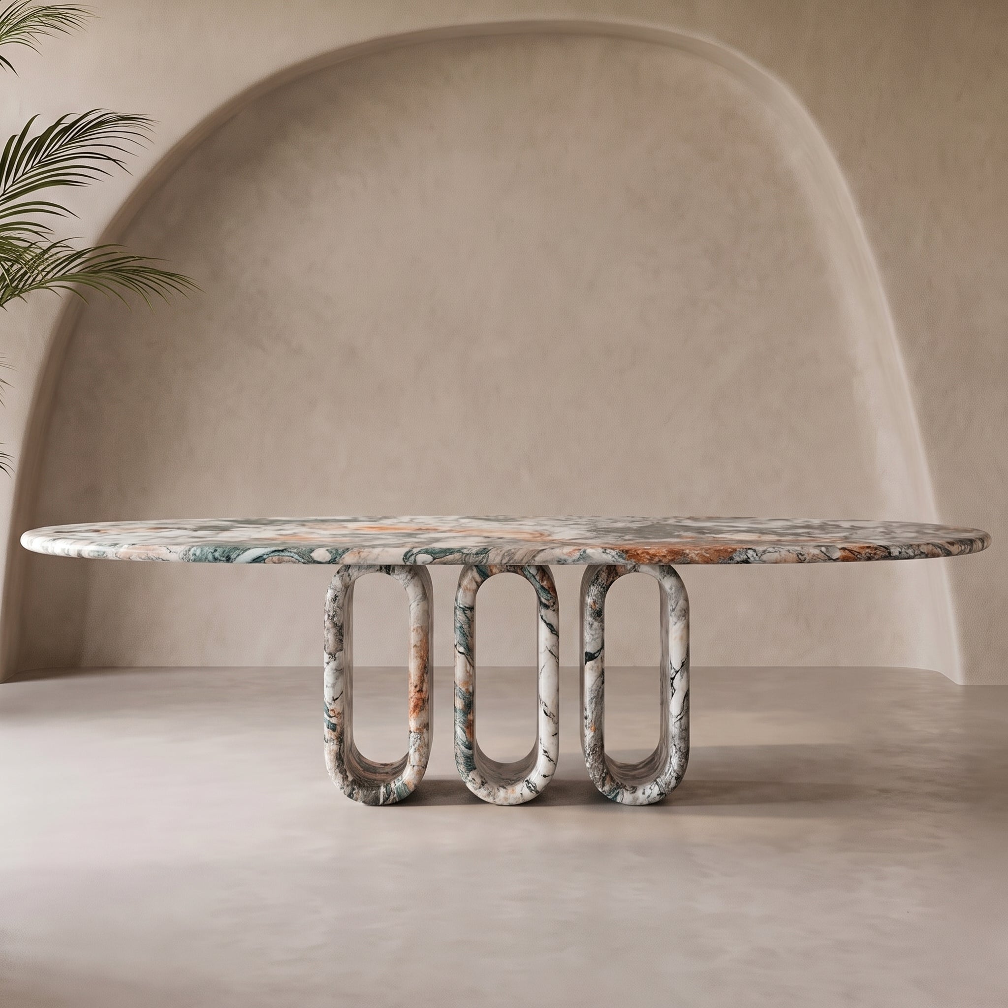 Luma Marble Dining Table