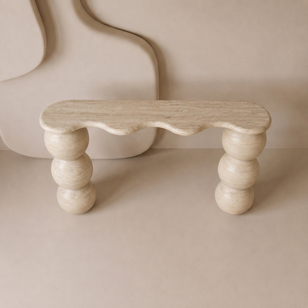 Orb Marble Console Table | Stoneage Interiors