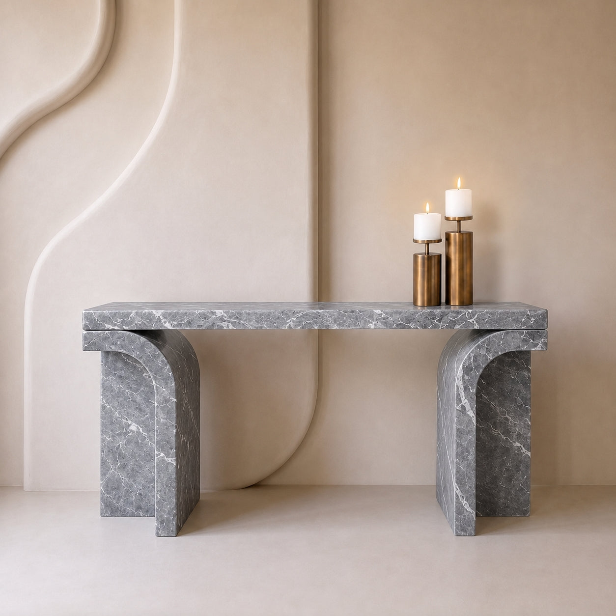 Arcus Marble Console Table