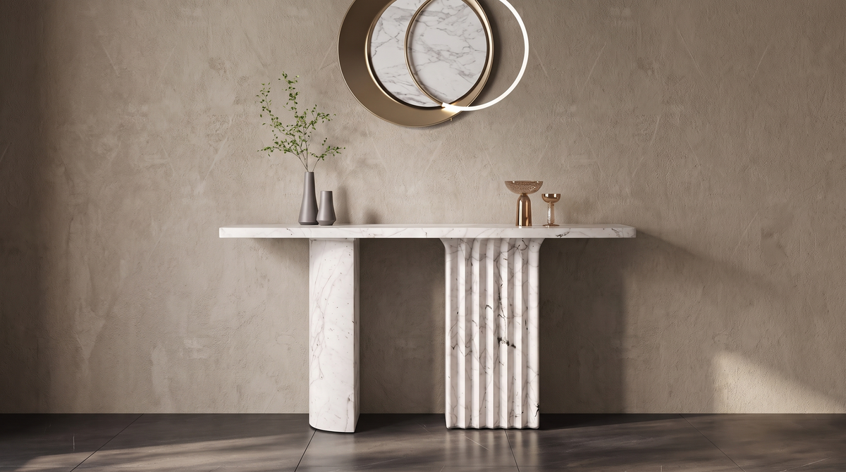 Marvello Marble Console Table