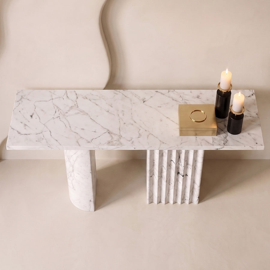 Marvello Marble Console Table
