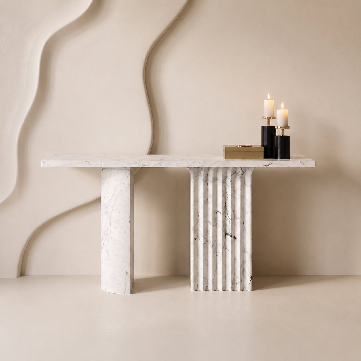 Marvello Marble Console Table