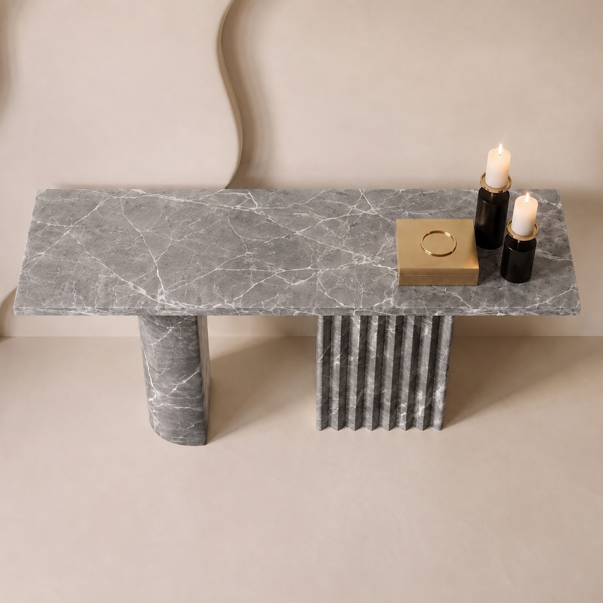 Marvello Marble Console Table