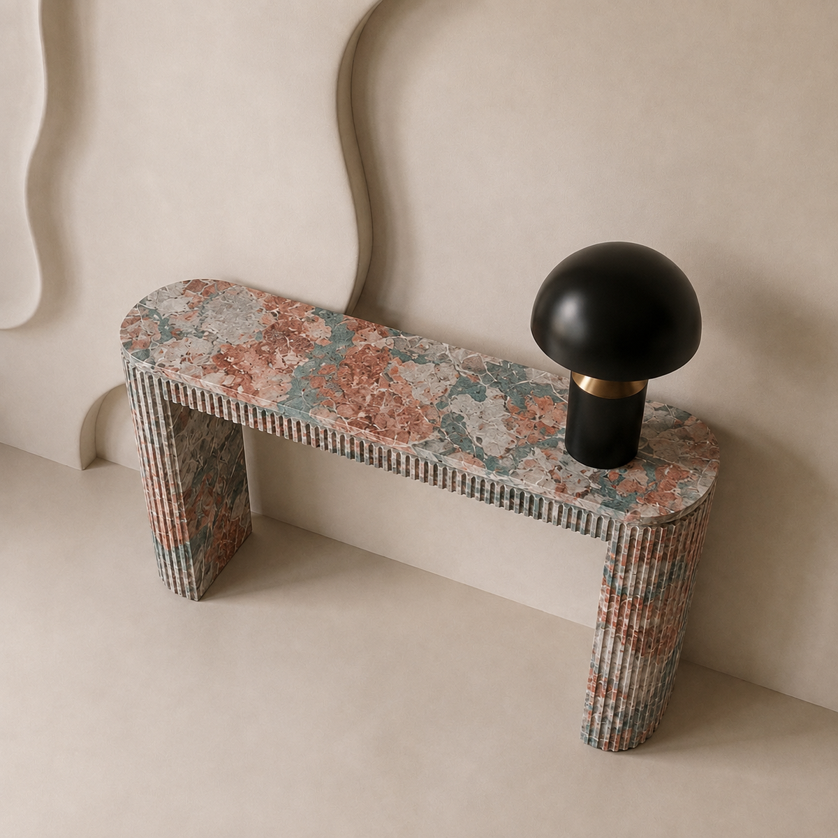 Flute Marble Console Table | Stoneage Interiors