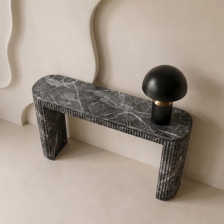 Flute Marble Console Table | Stoneage Interiors