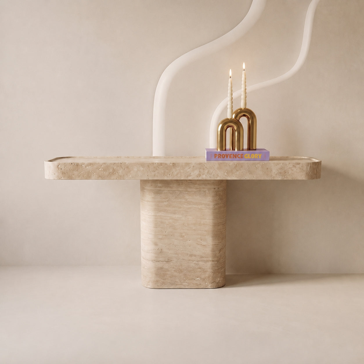 Luna Marble Console Table