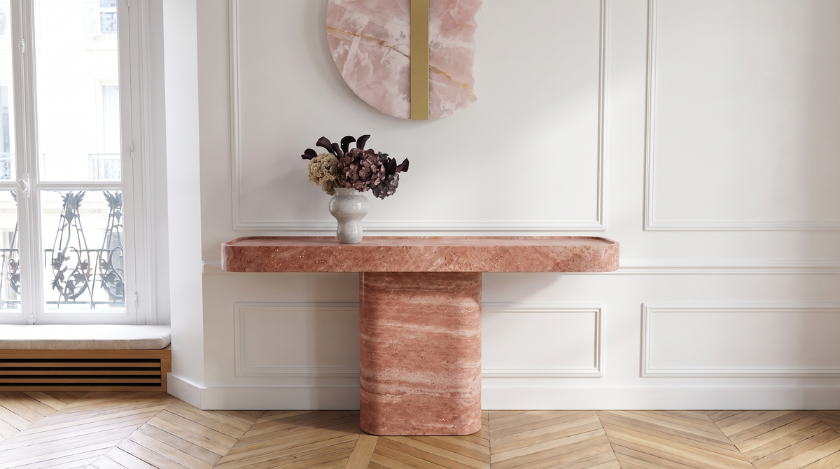 Luna Marble Console Table