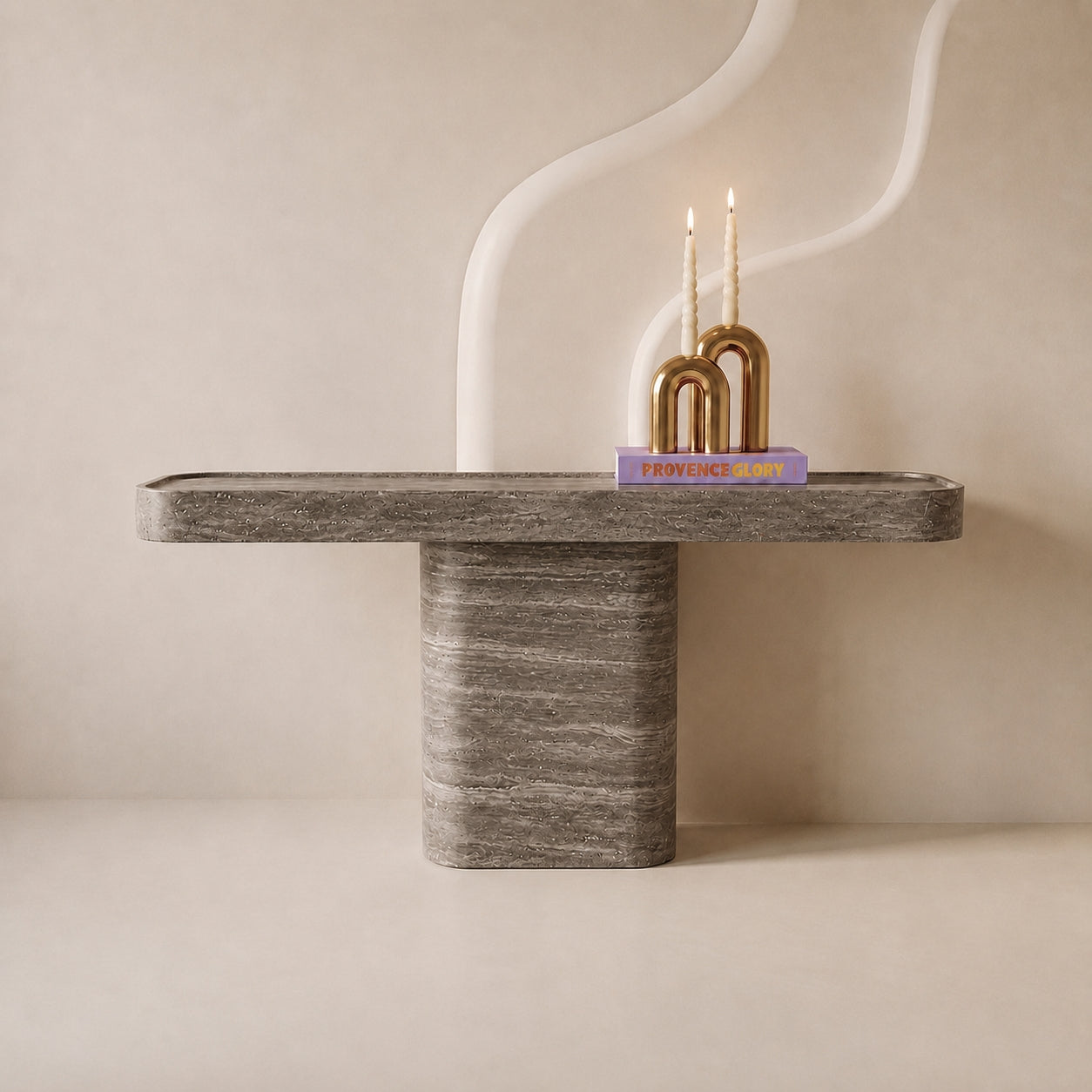 Luna Marble Console Table