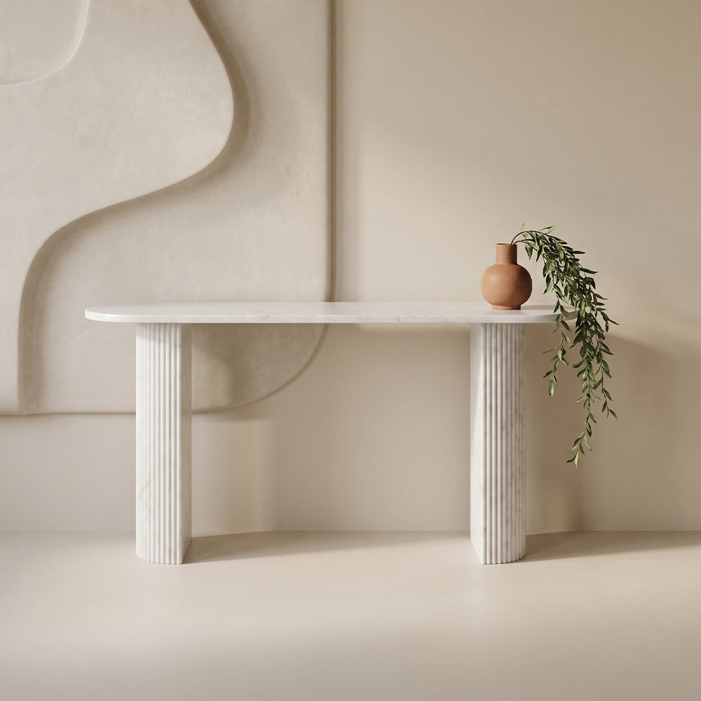 Arcadia Marble Console Table