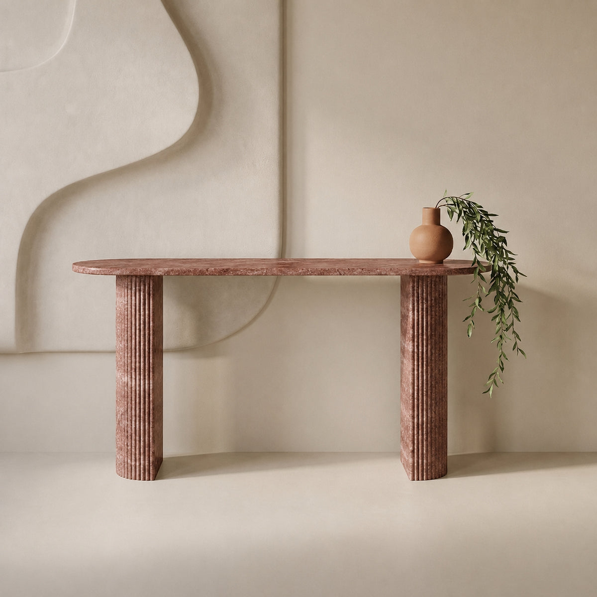 Arcadia Marble Console Table