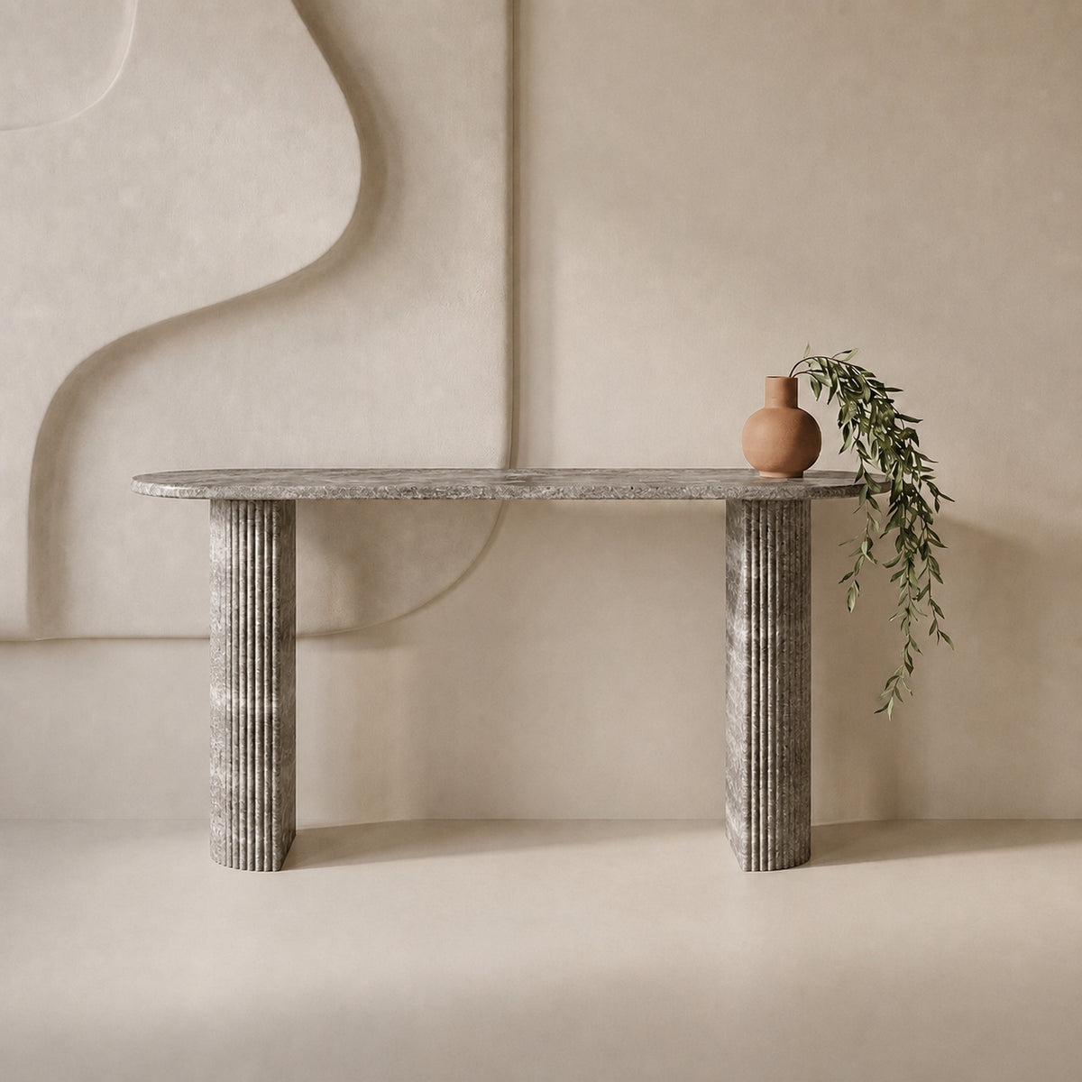 Arcadia Marble Console Table