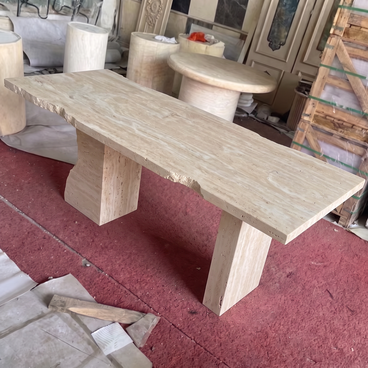 Quarry Marble Dining Table