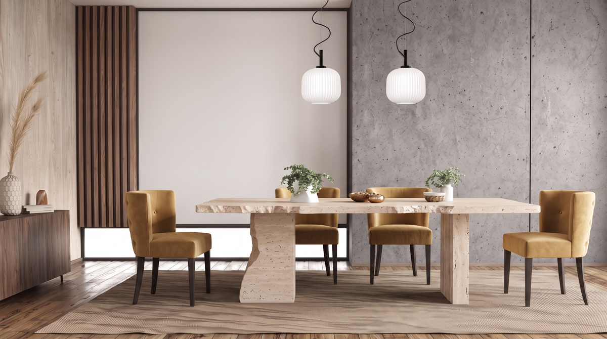Quarry Marble Dining Table