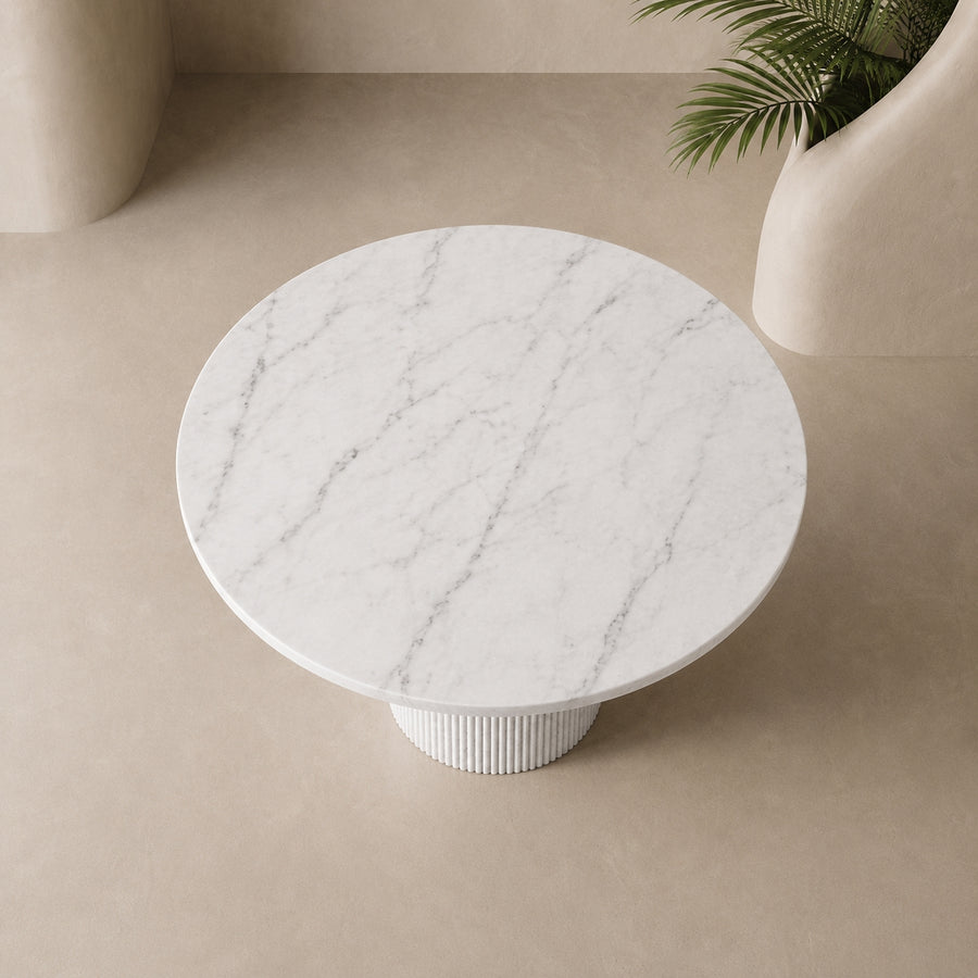 Flute Marble Dining Table