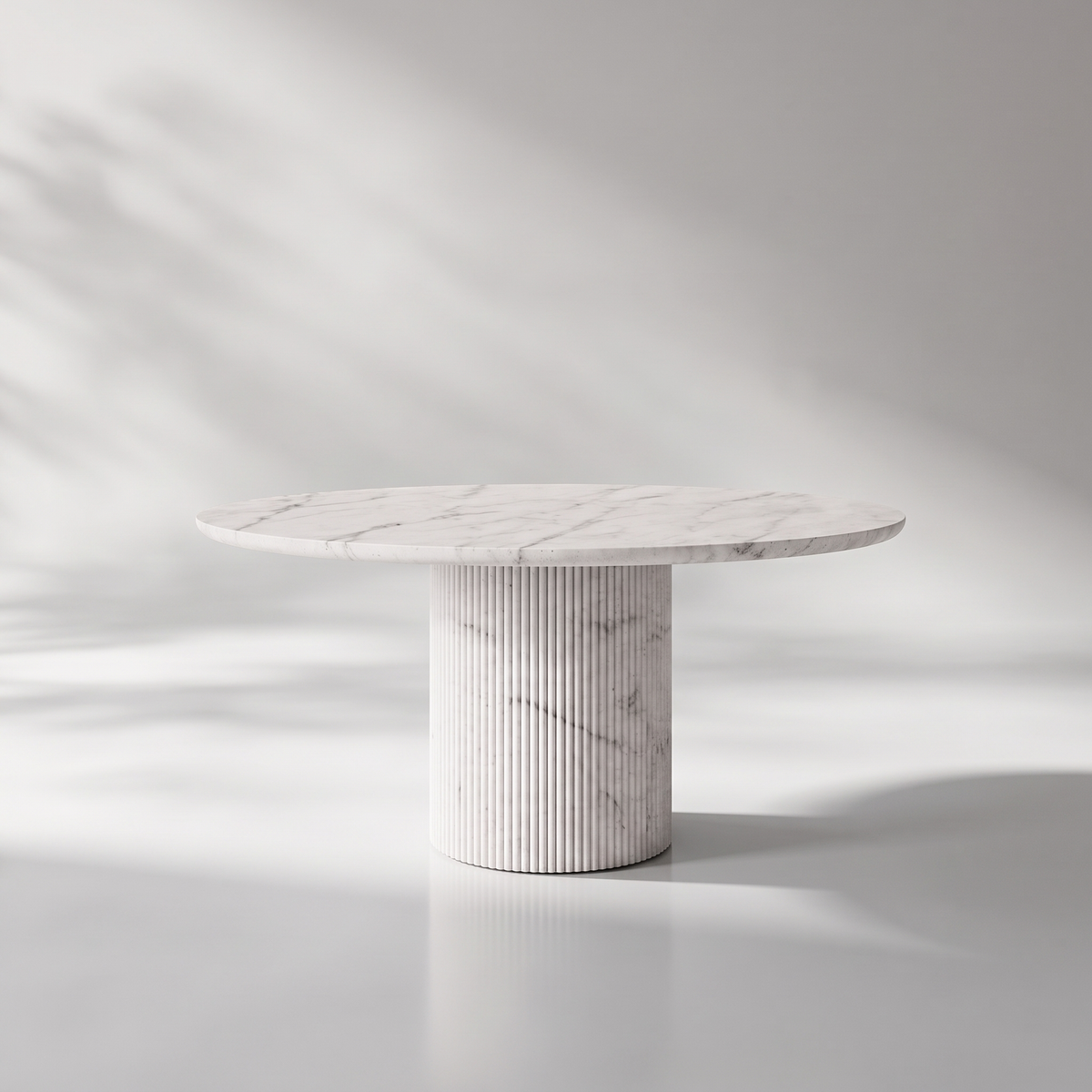 Flute Marble Dining Table