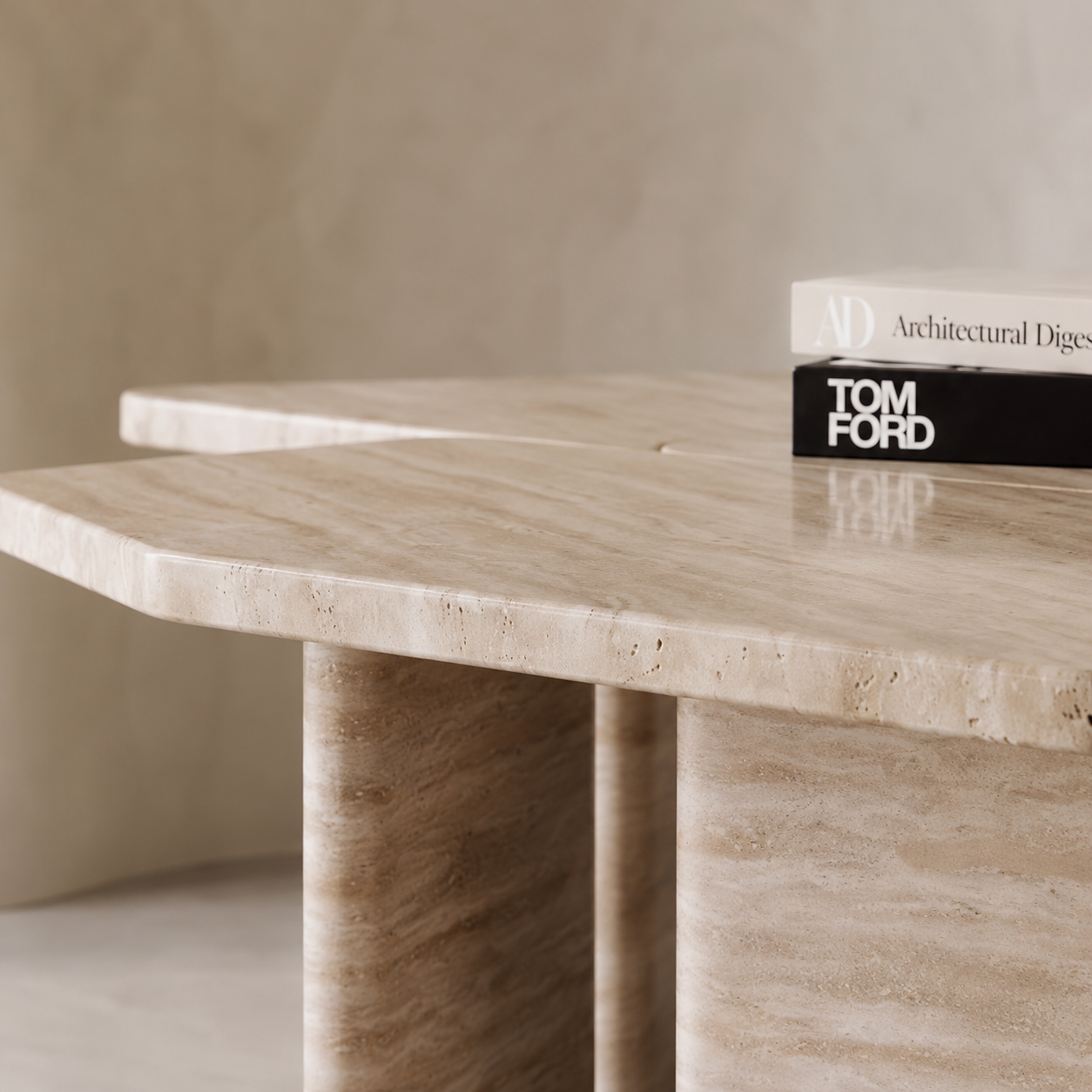 Sorella Travertine Coffee Table
