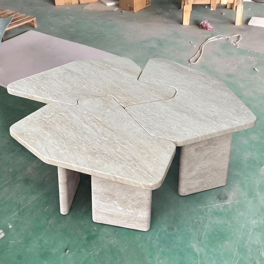 Sorella Travertine Coffee Table