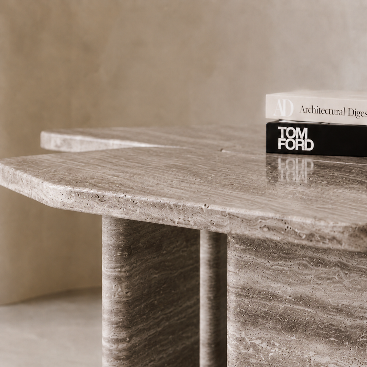 Sorella Travertine Coffee Table