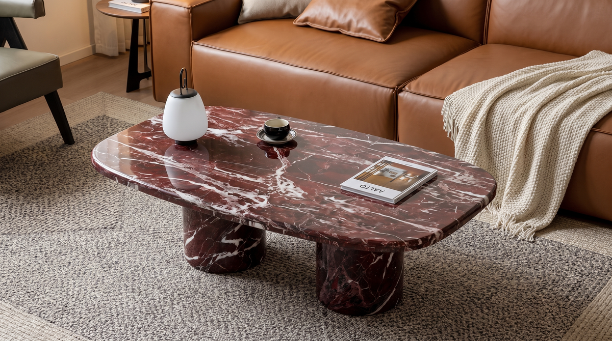 Contour Marble Coffee Table