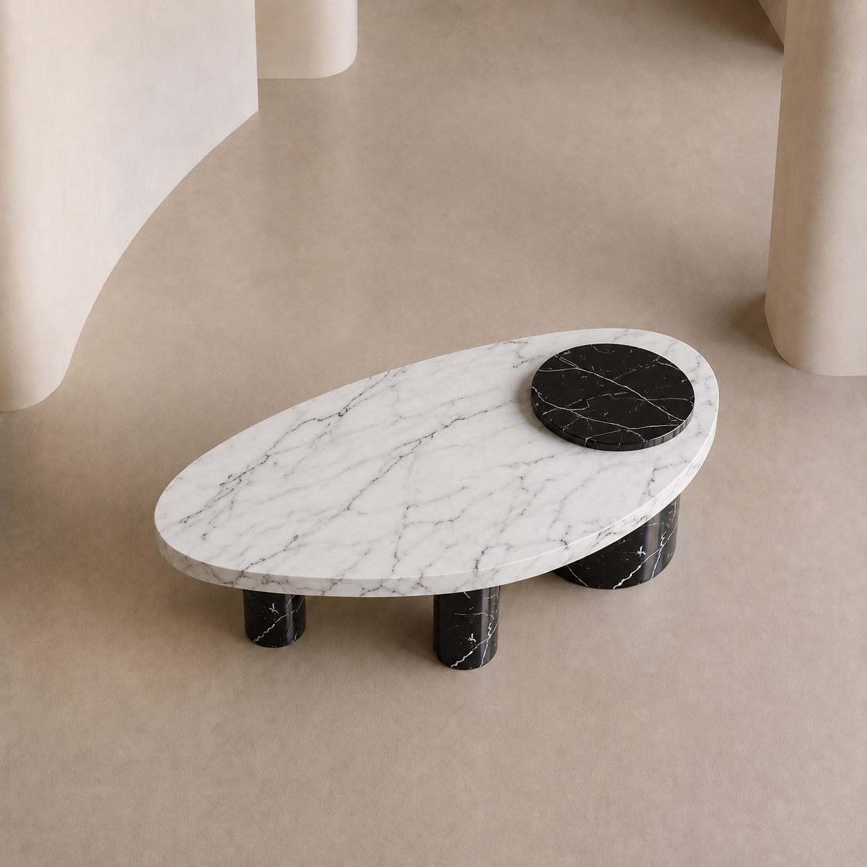 Eclipse Marble Coffee Table