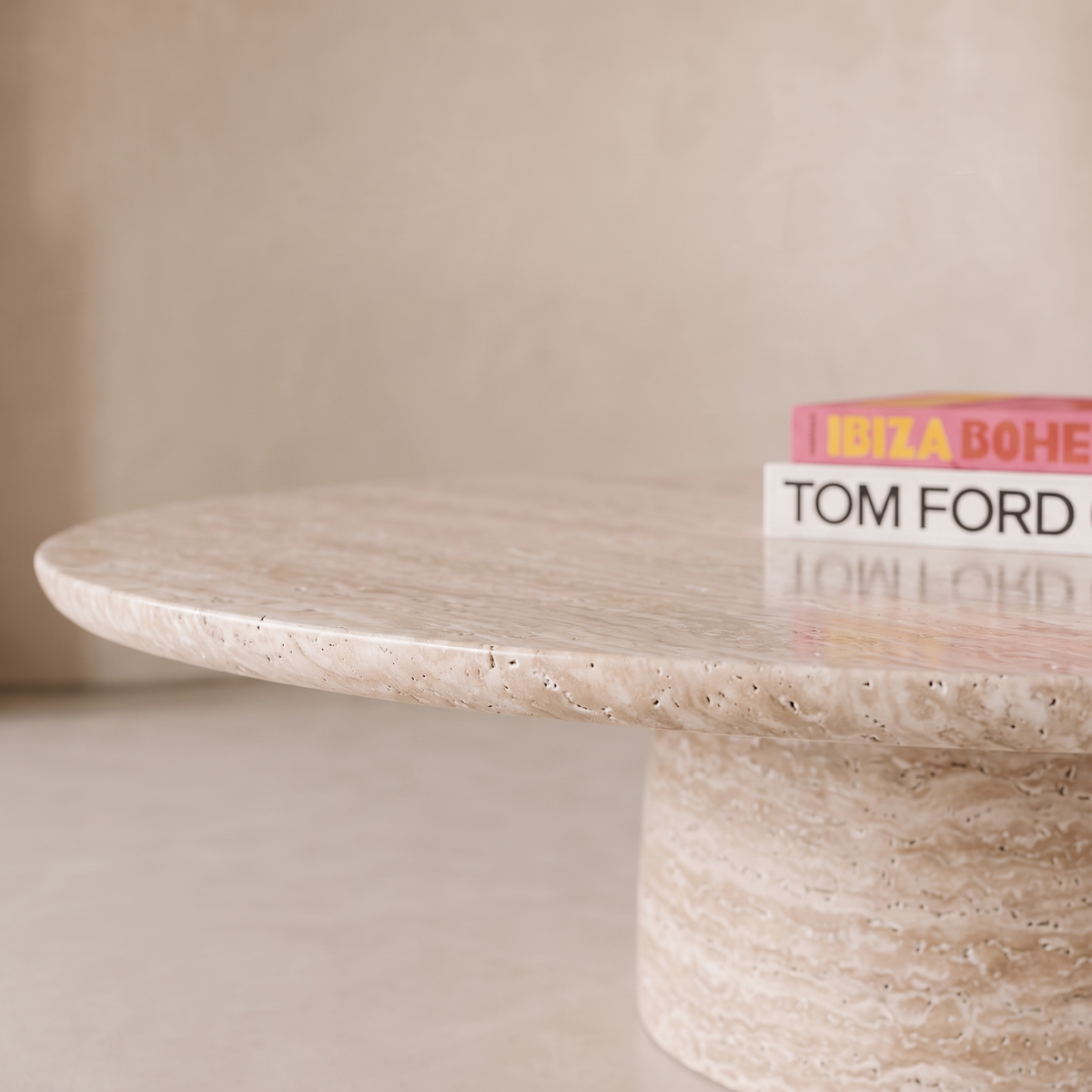Cirrus Travertine Coffee Table