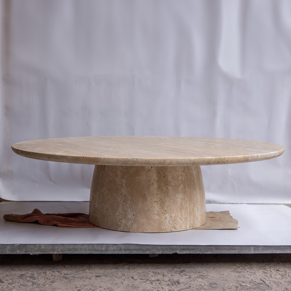 Cirrus Travertine Coffee Table