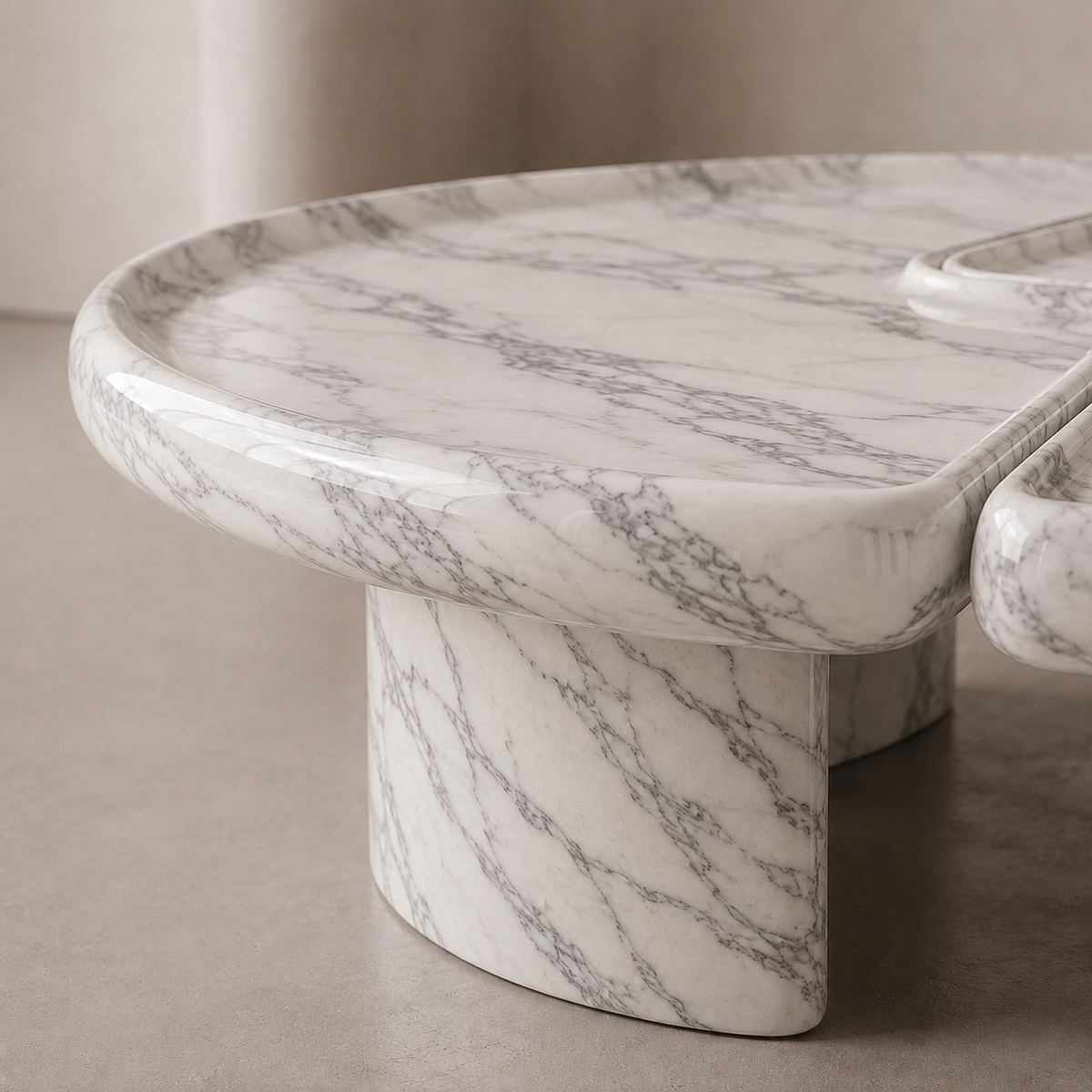 Eclipse Marble Coffee Table