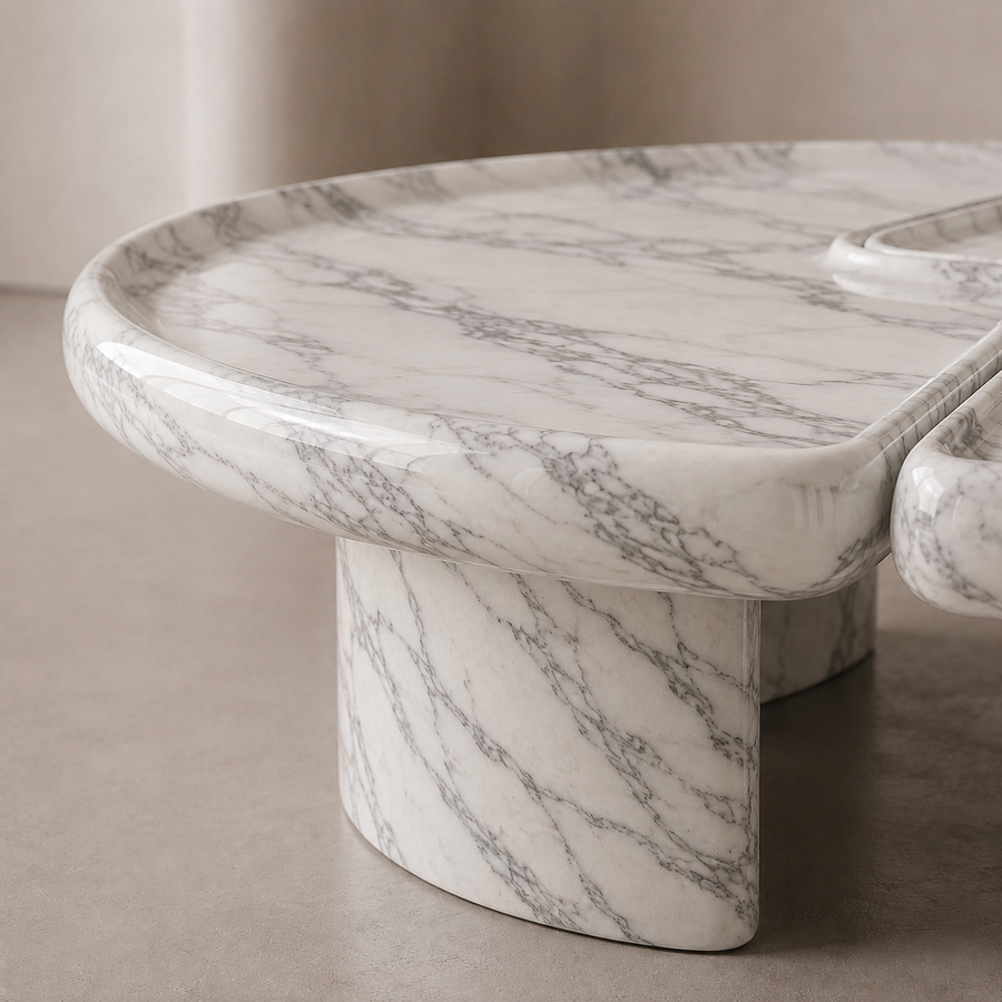 Eclipse Marble Coffee Table
