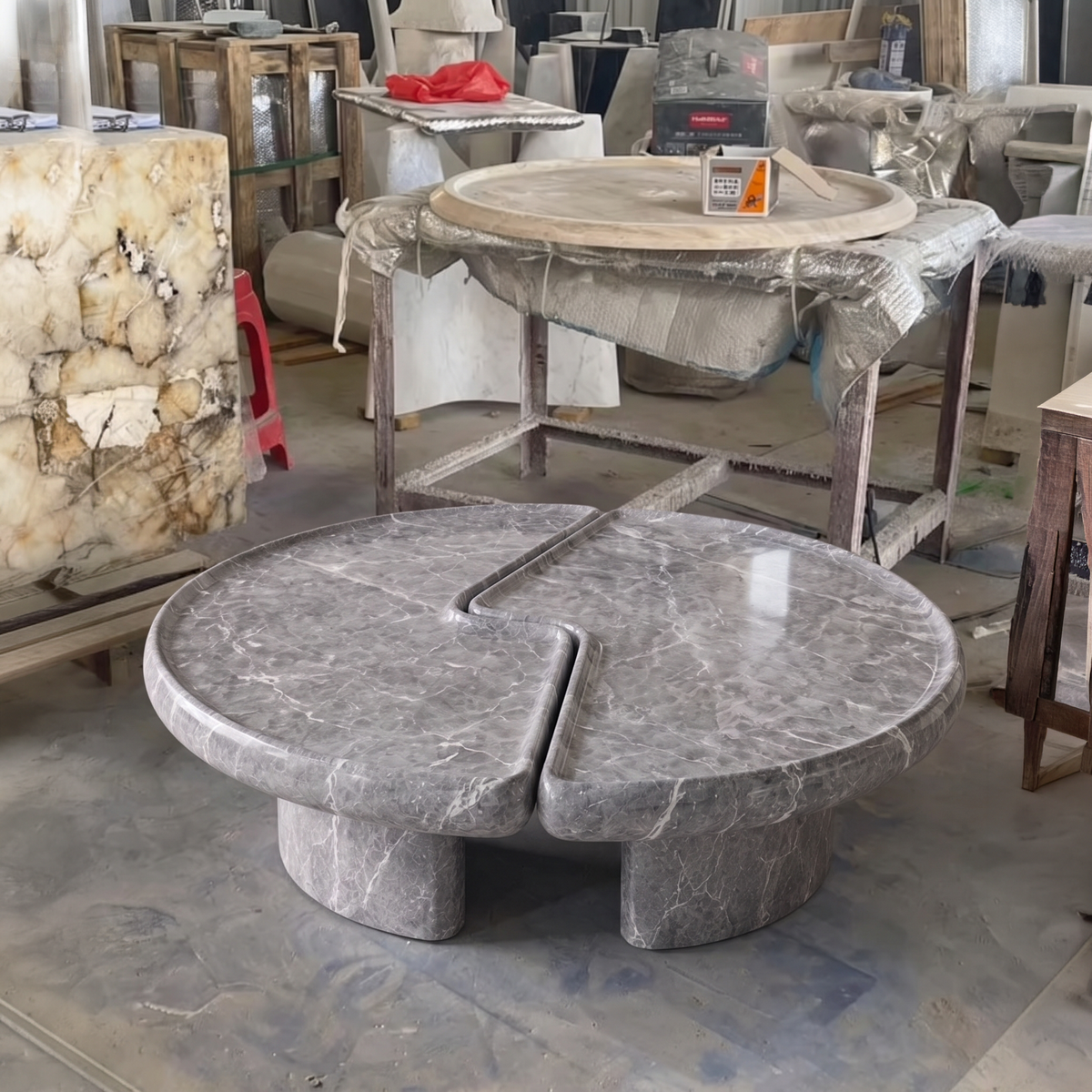 Eclipse Marble Coffee Table