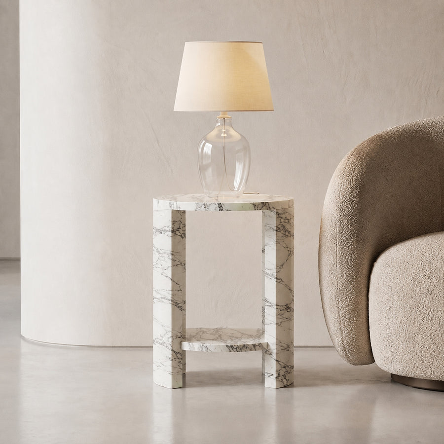 Arcus Marble Side Table