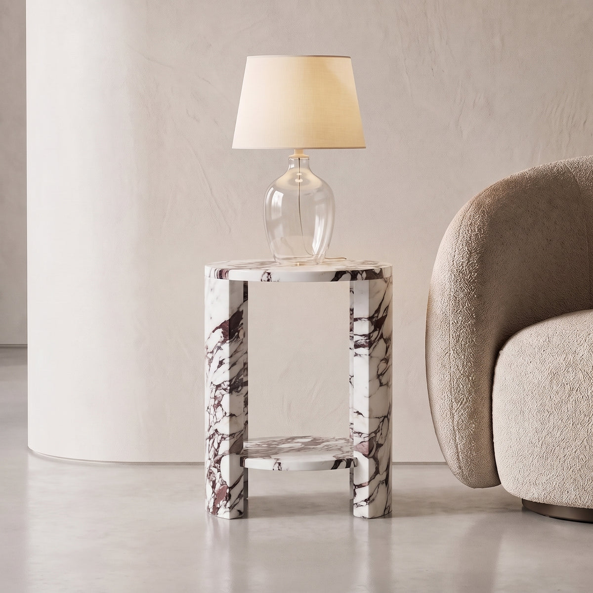 Arcus Marble Side Table