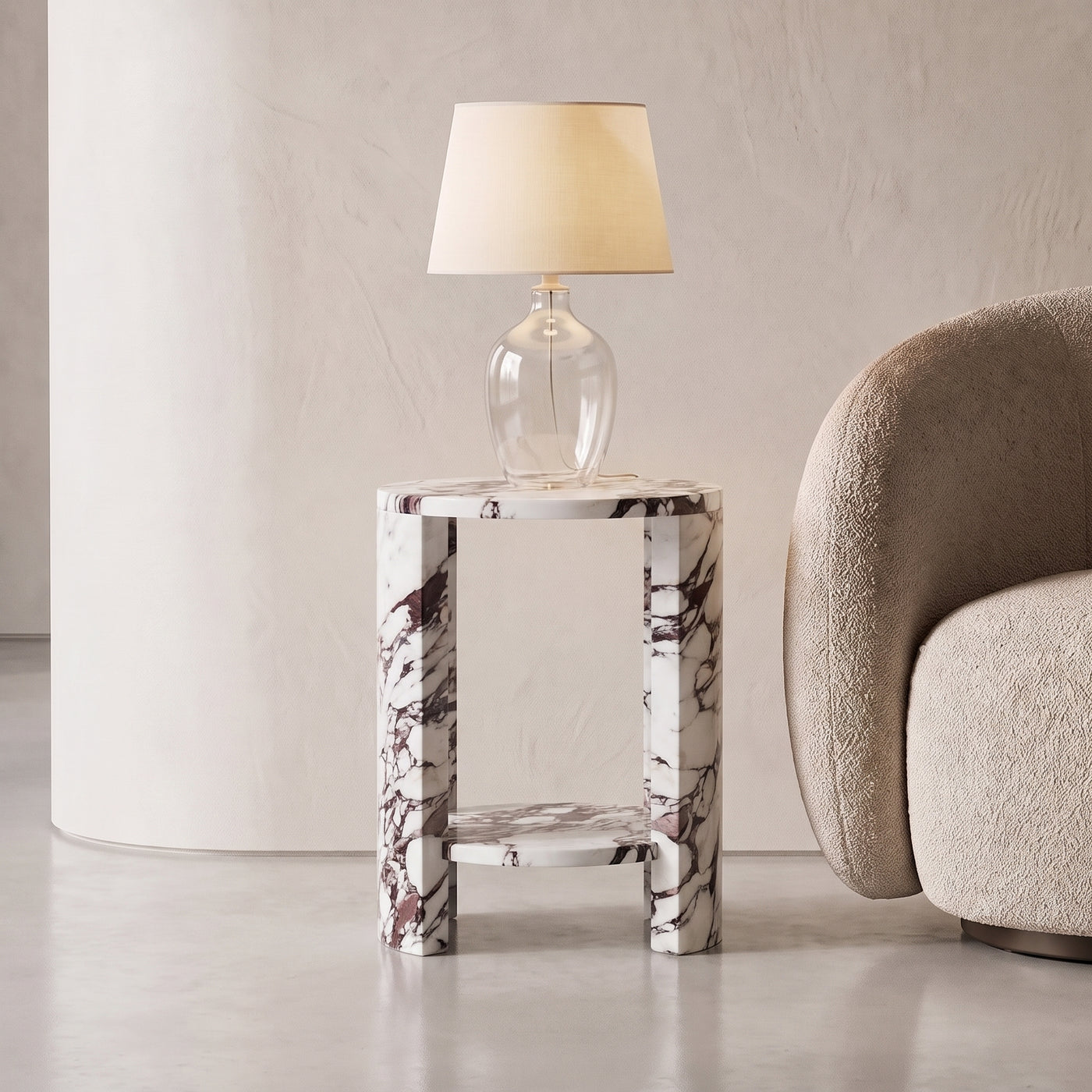 Arcus Marble Side Table