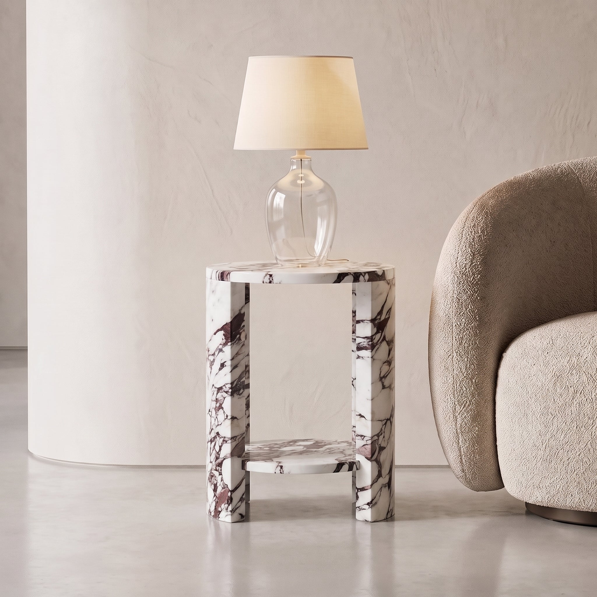 Arcus Marble Side Table
