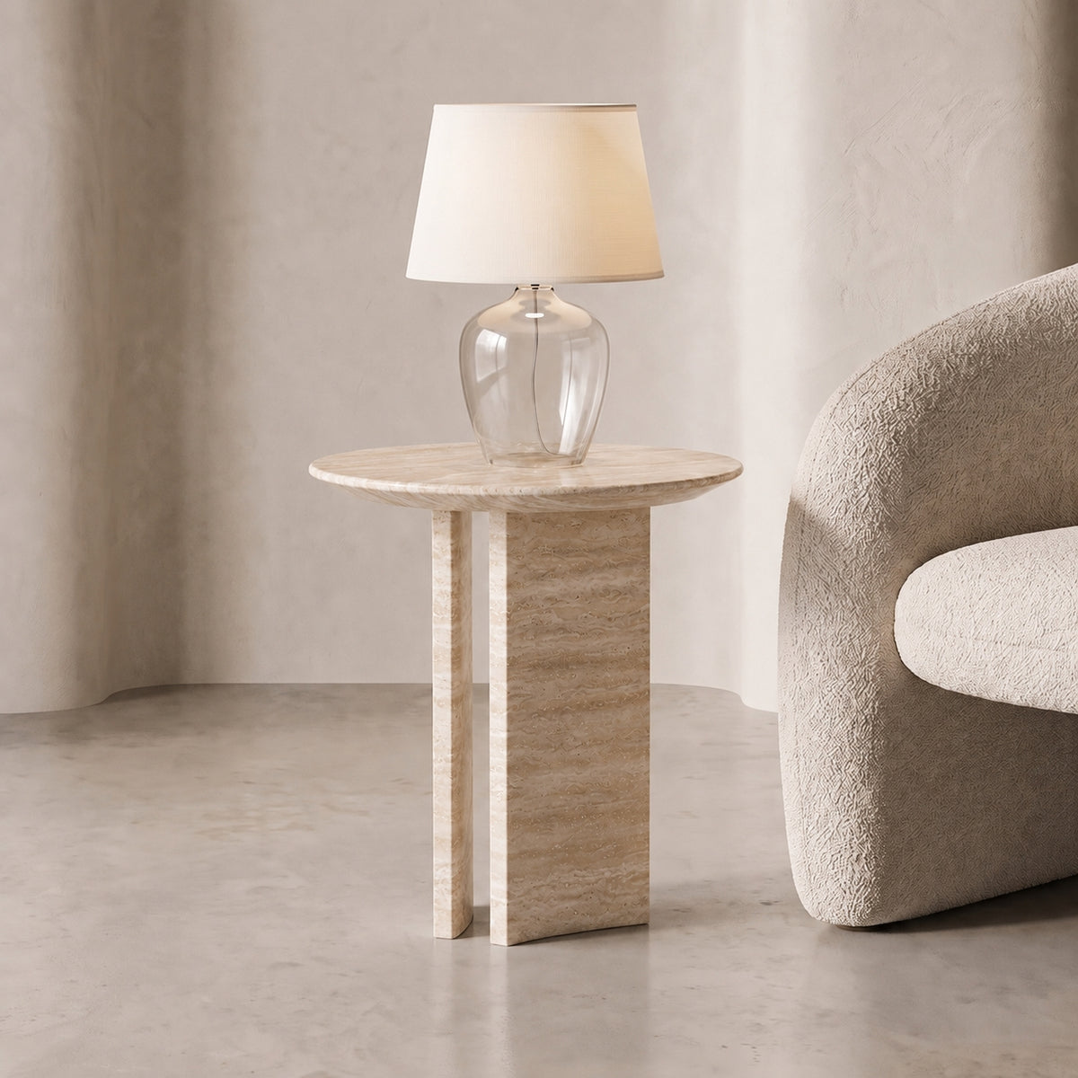 Axis Marble Side Table