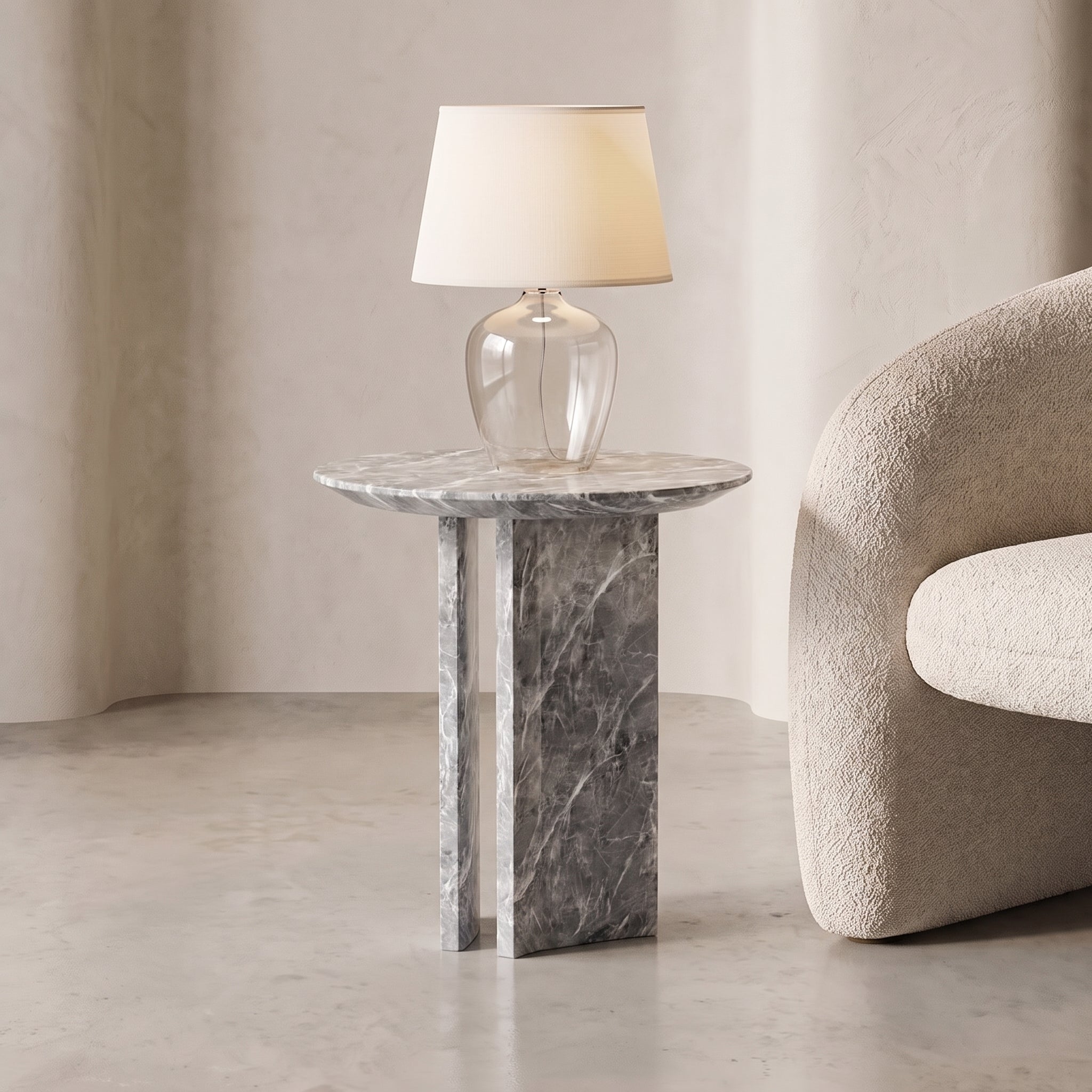 Axis Marble Side Table
