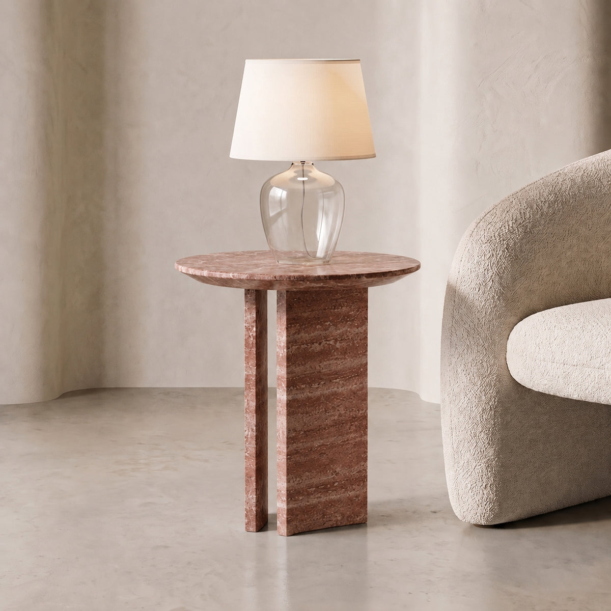 Axis Marble Side Table