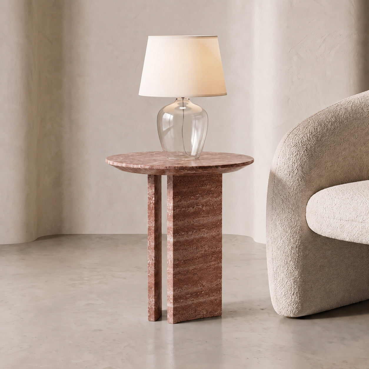 Axis Marble Side Table