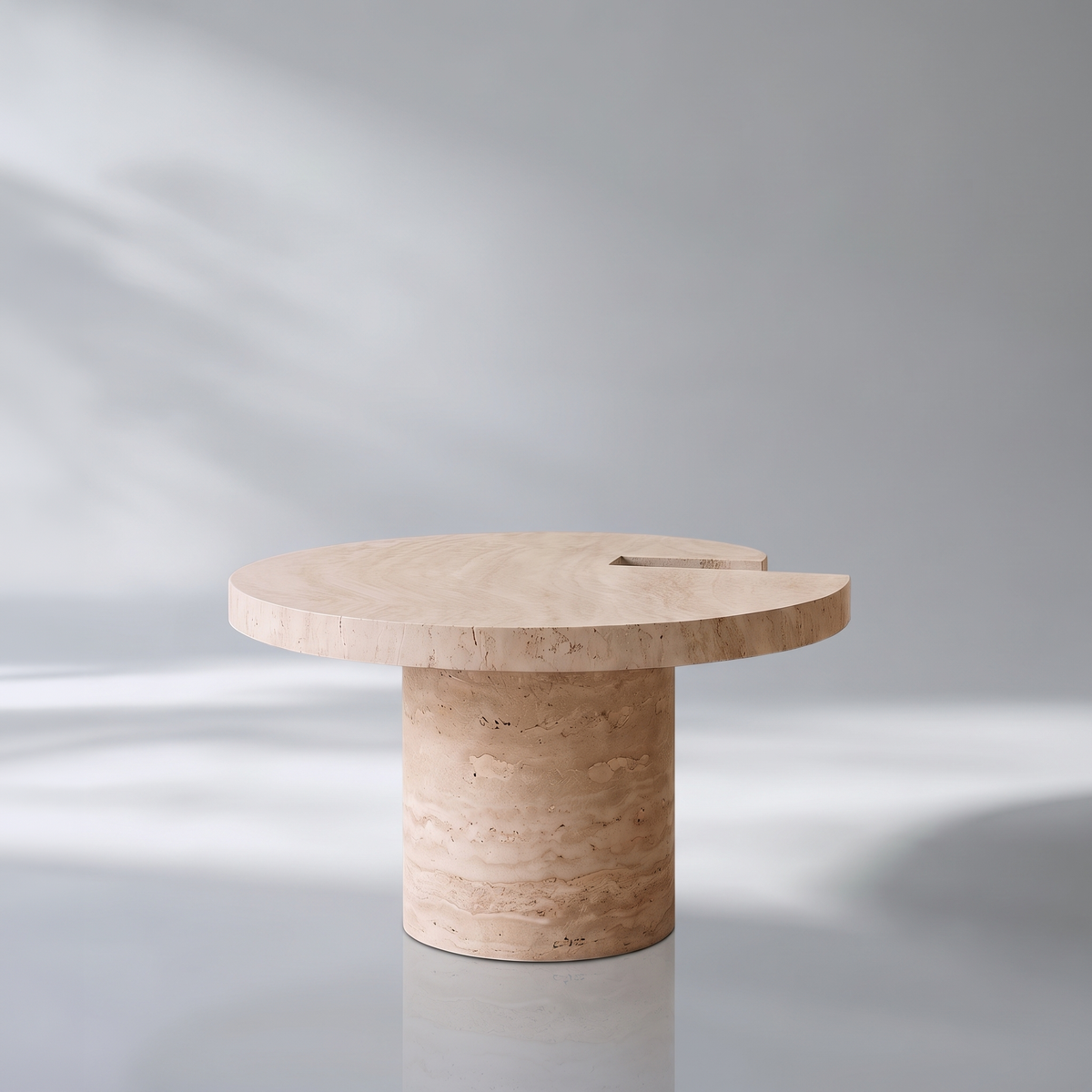 Mesa auxiliar de mármol Halo