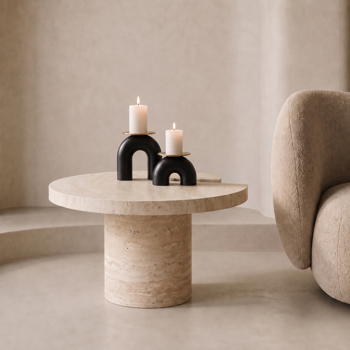 Halo Marble Side Table